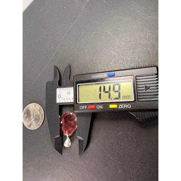 NEW Pink tourmaline sterling silver pendant 2.16 grams - Picture 5 of 10